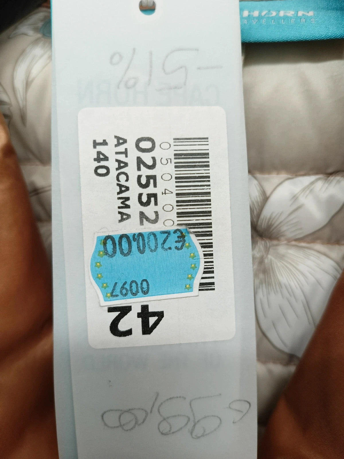 Piumino 100 grammi Cape Horn tg 42
