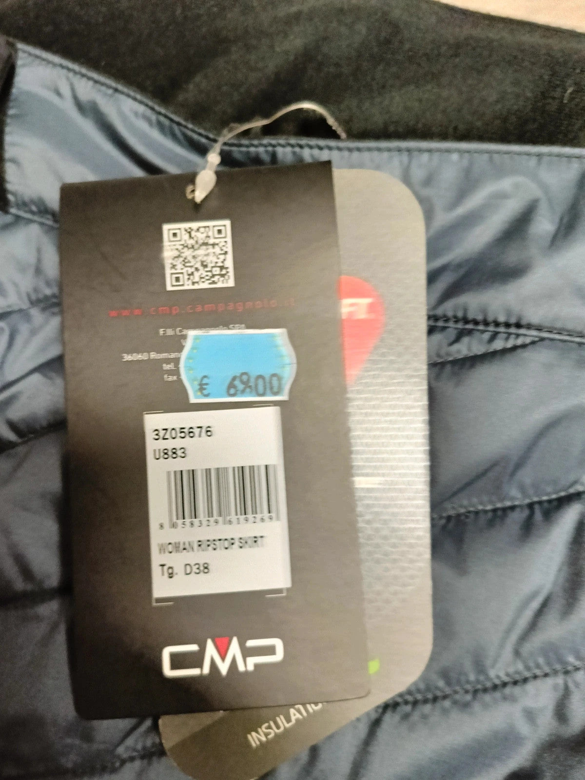 CMP gonna invernale primaloft tg ita 44 / S / de 40