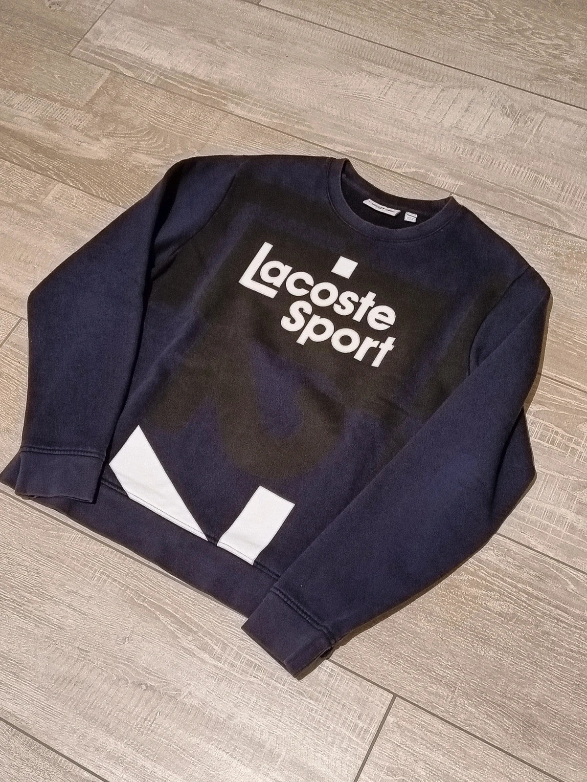 Lacoste felpa invernale cotone felpato tg M