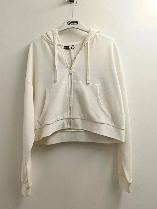 Freddy Crop Felpa Nuova Bianca tg S