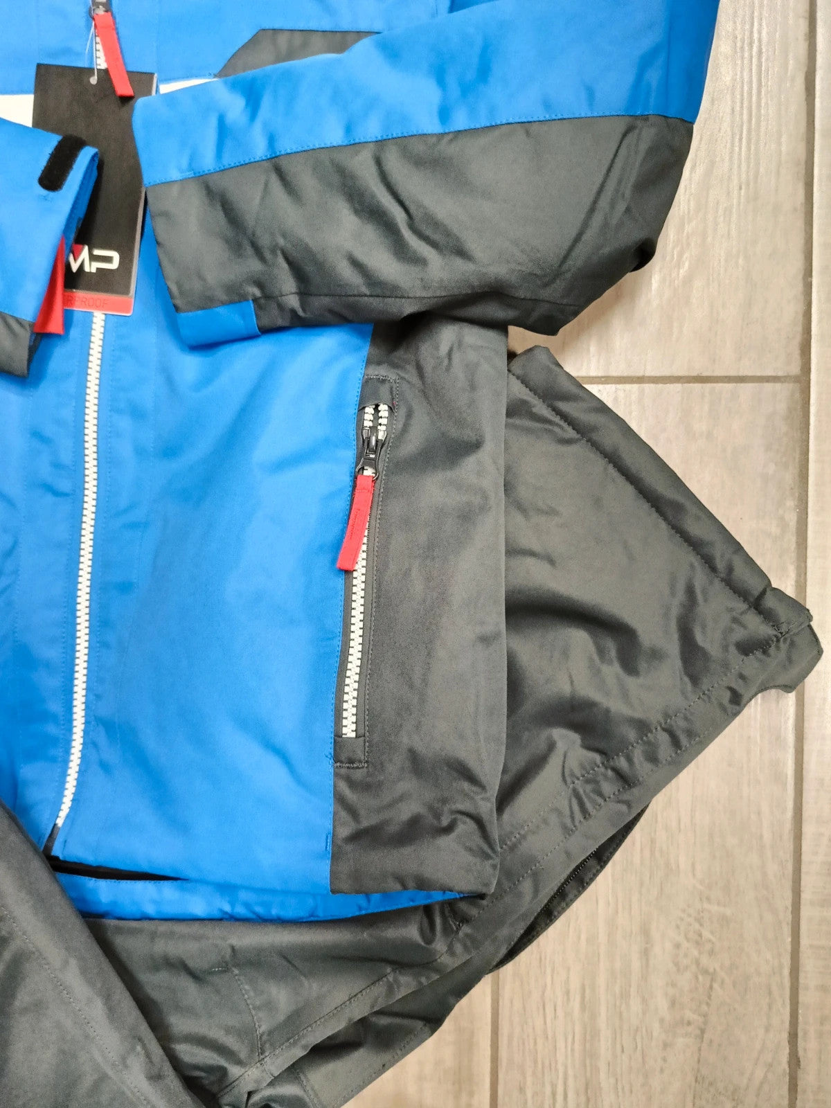 CMP tuta completa giacca sci jr ragazzo taglia 8 anni / 128cm e salopette