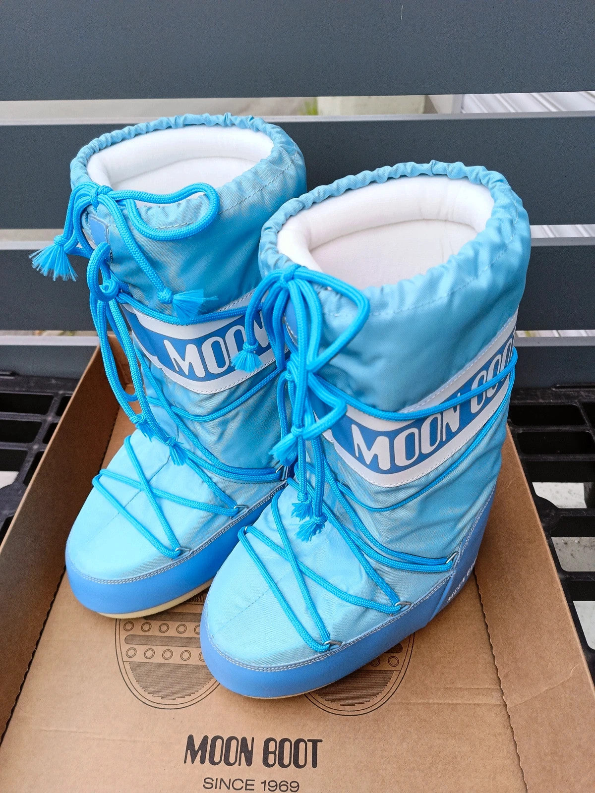 Moon boot originale azzurro unisex 35/38