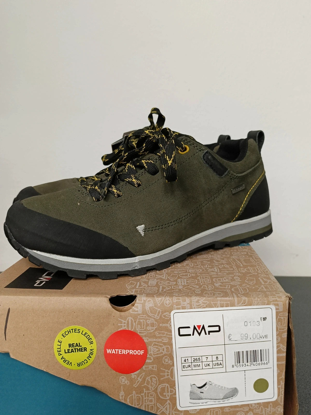 CMP scarpa trekking Vibram pelle n 41