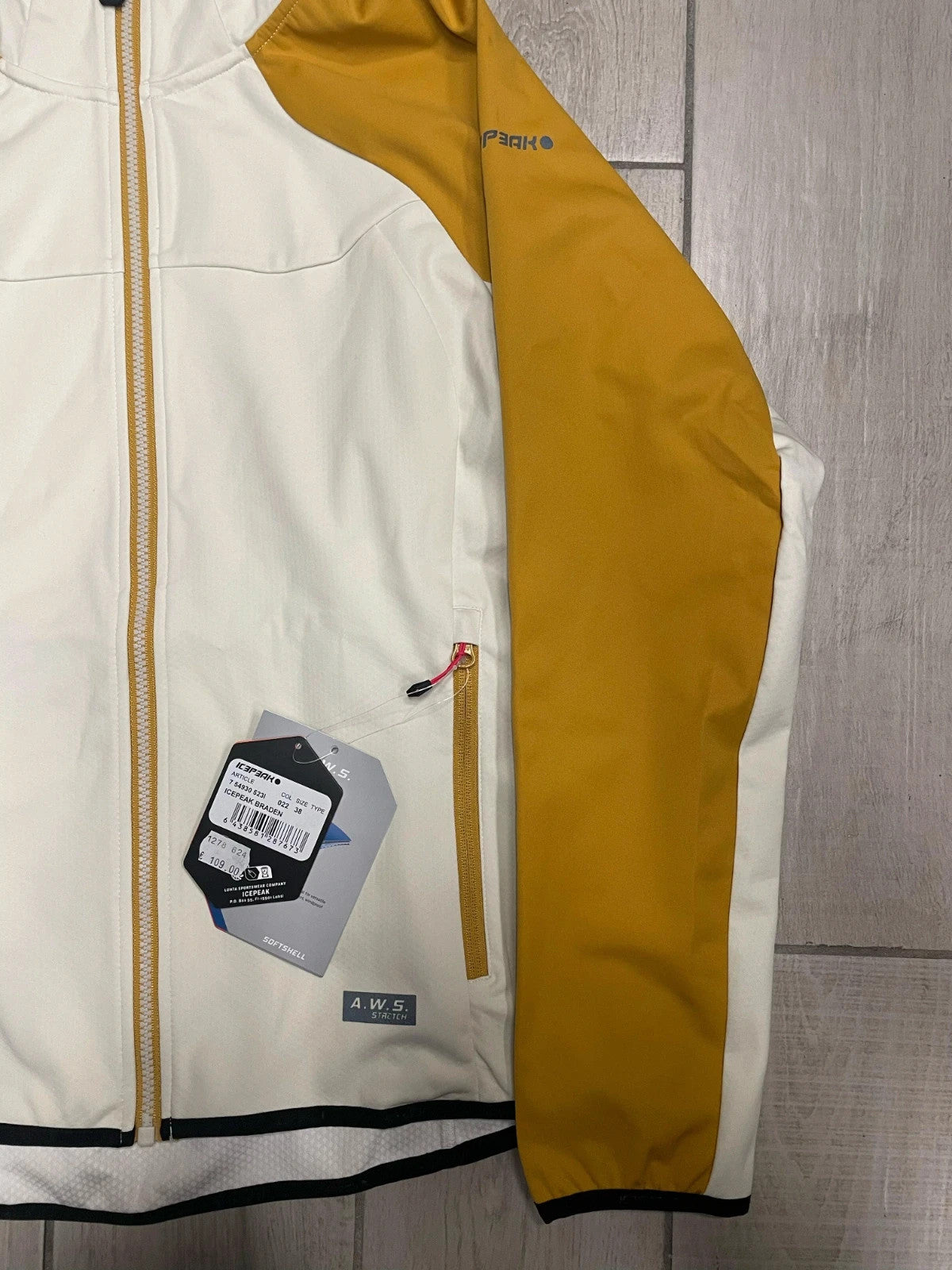Icepeak Giacca impermeabile montagna trekking donna tg DE38 / IT44 / S