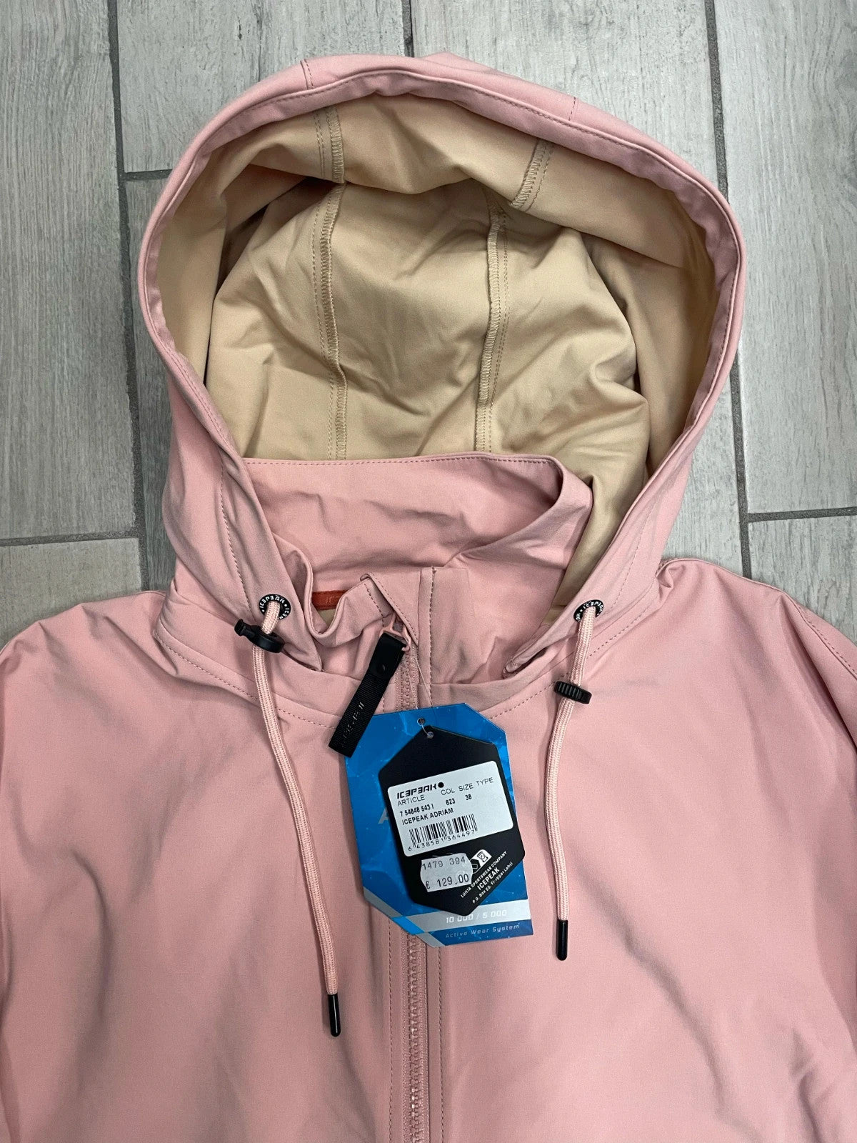 Icepeak Giacca impermeabile pesante montagna trekking donna tg DE38 / IT44 / S