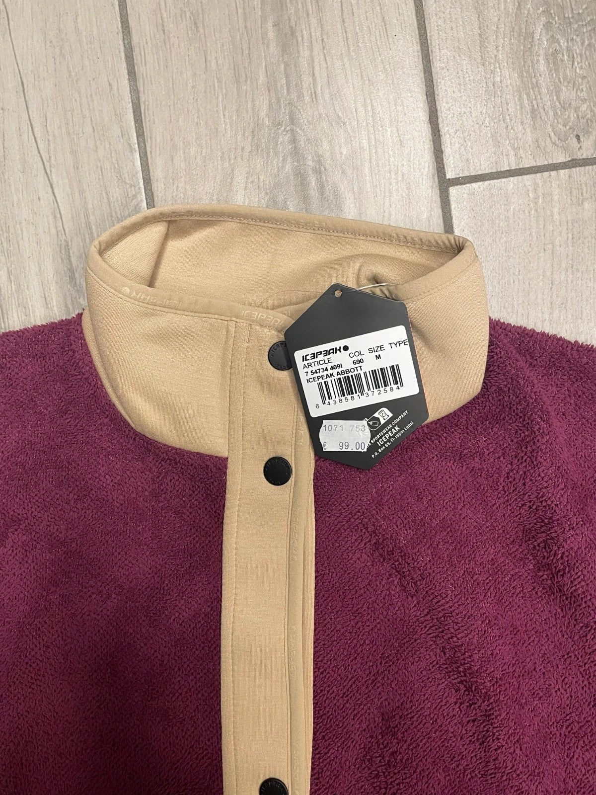 Icepeak Midlayer montagna trekking Donna tg DE38 / IT44 / S