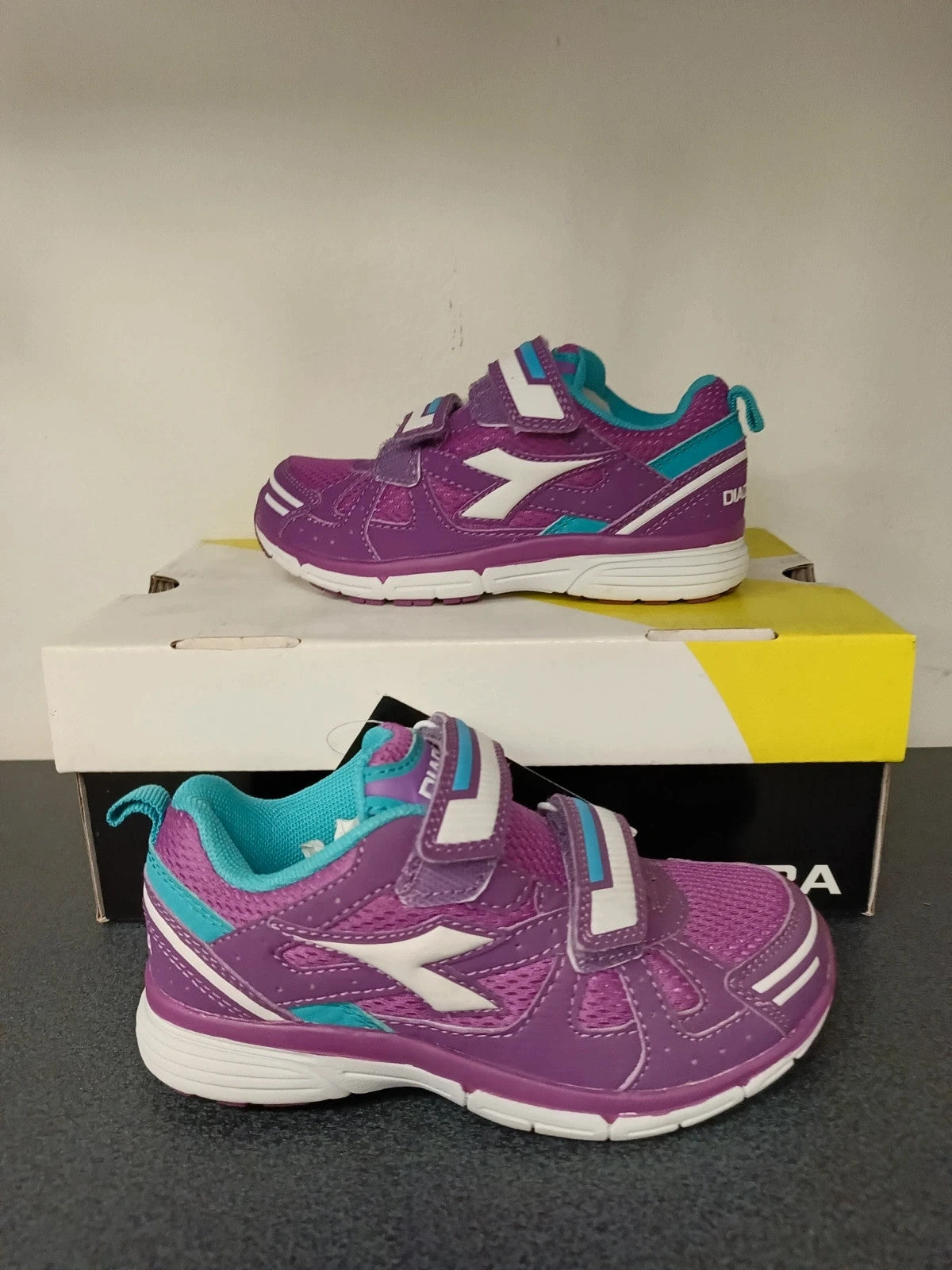 Diadora scarpe ginnastica bambina junior nuove strappi n 28