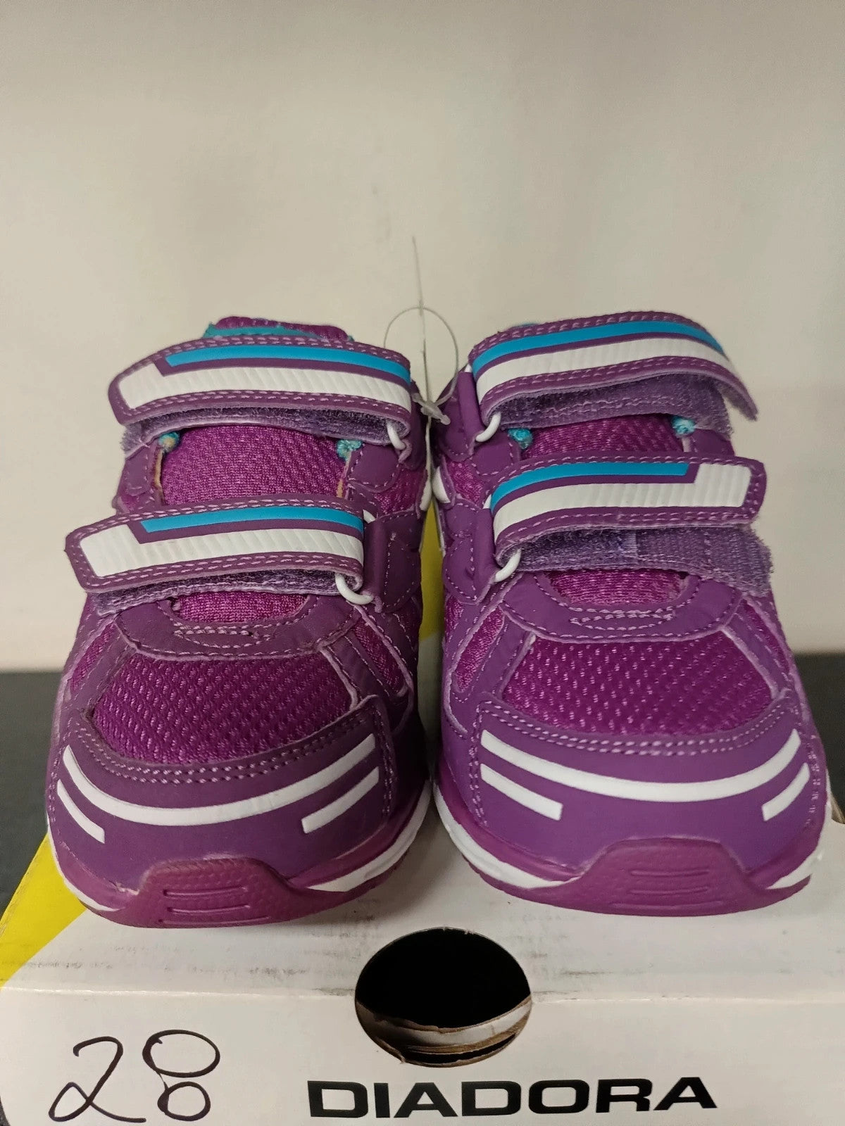 Diadora scarpe ginnastica bambina junior nuove strappi n 28
