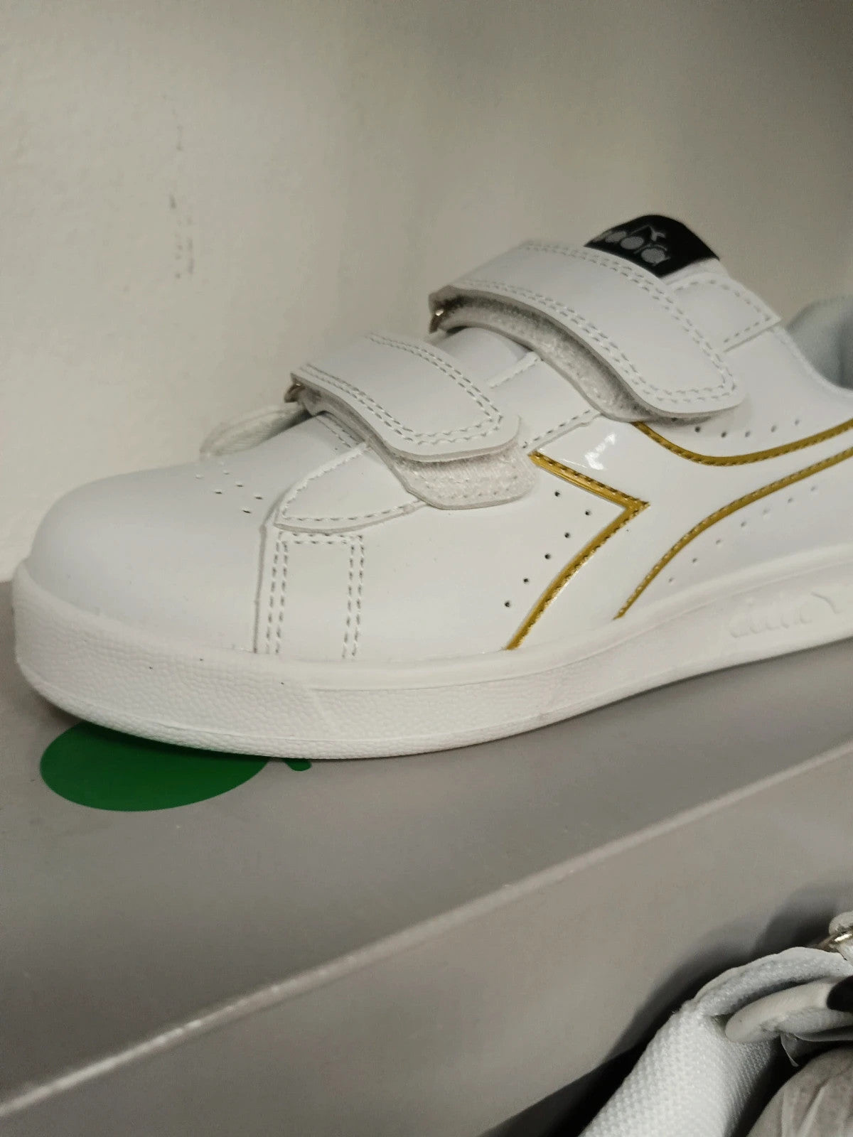 Diadora sneakers bianche strappi bambina n 32