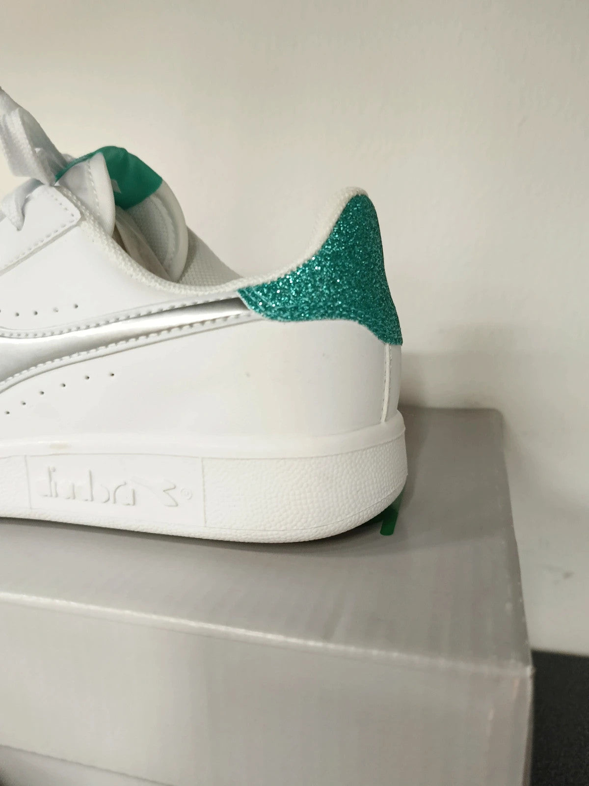 Diadora sneakers bianche lacci bambina junior n 36