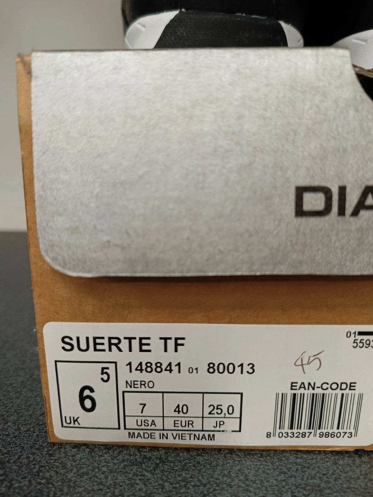 Diadora scarpe calcio calcetto nere n 40