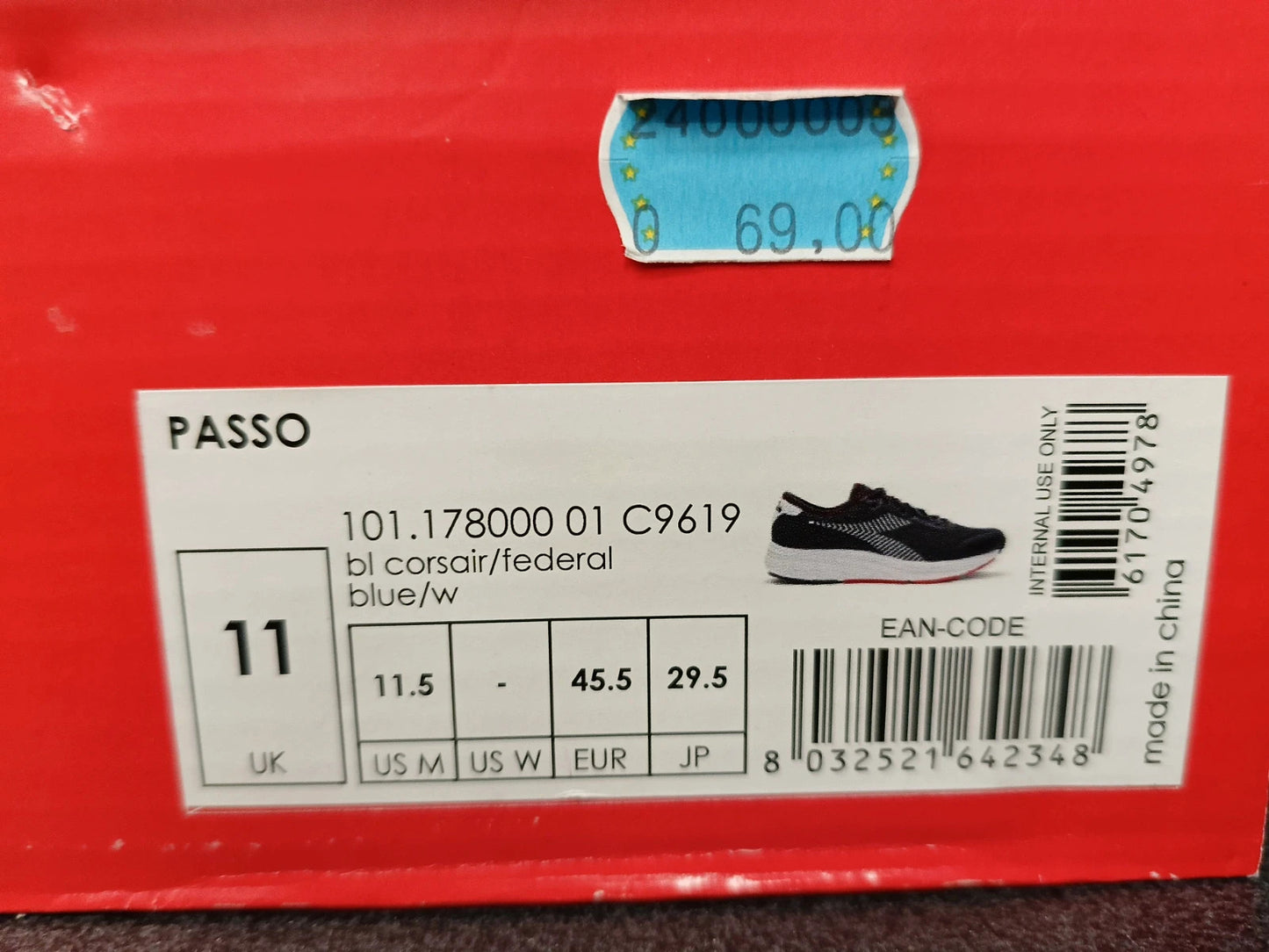 Diadora scarpe ginnastica uomo leggere n 45.5