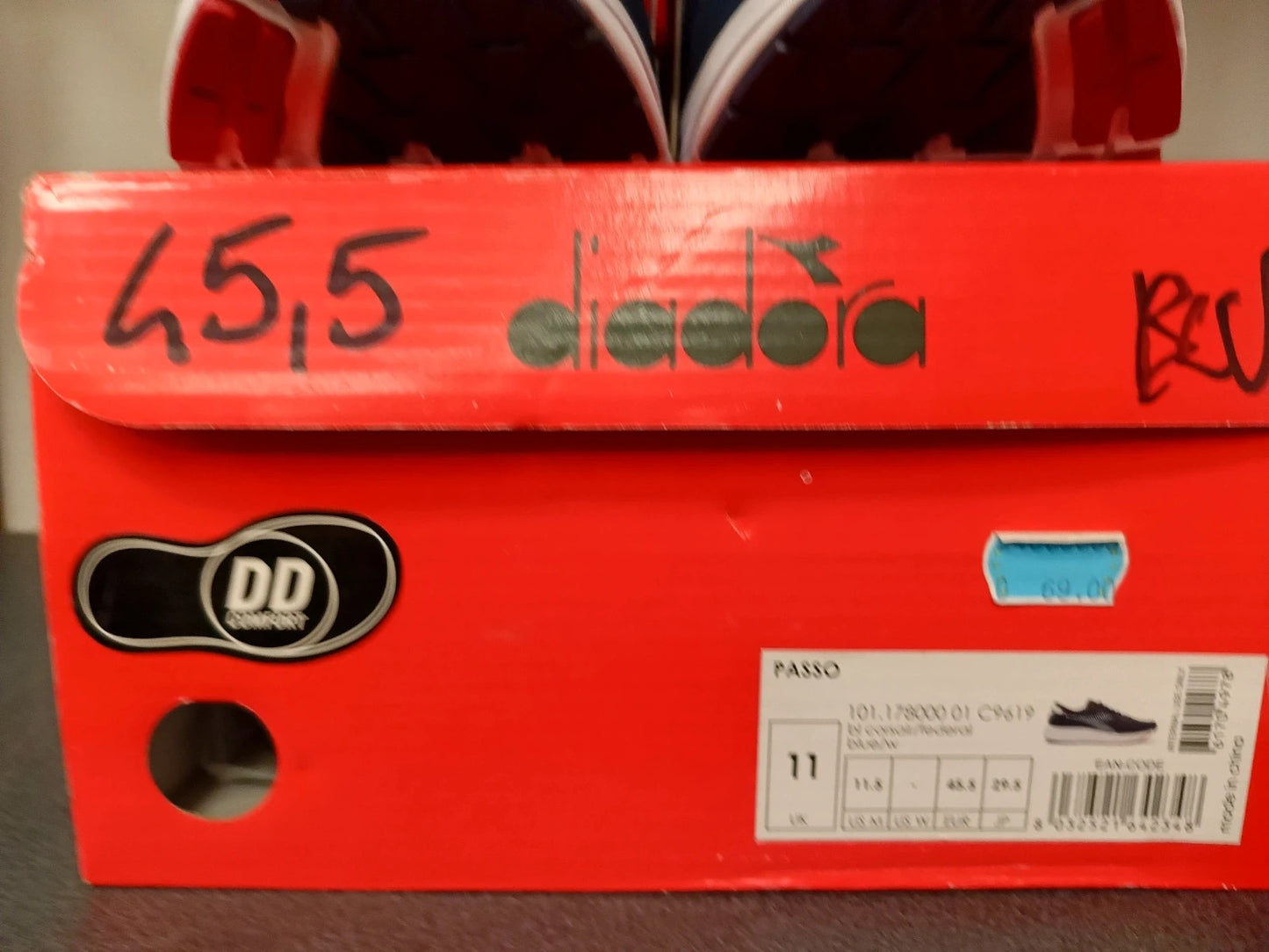 Diadora scarpe ginnastica uomo leggere n 45.5