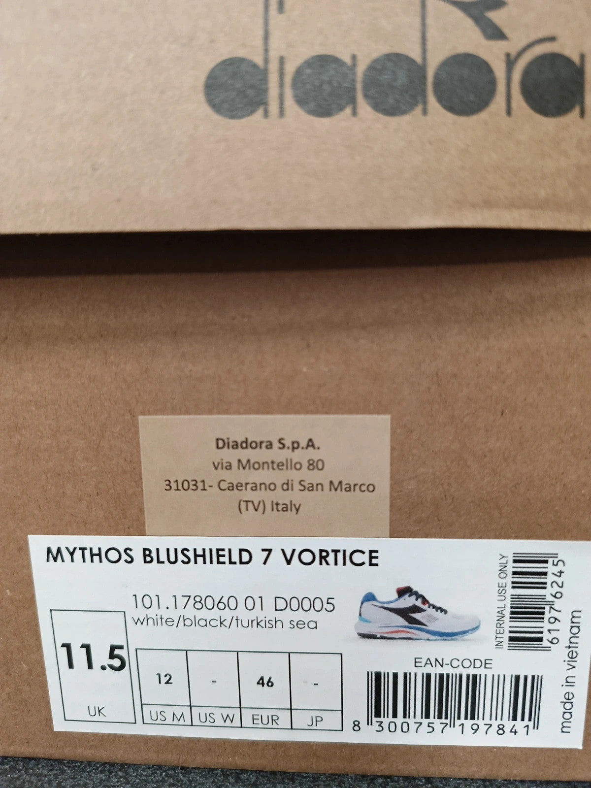 Diadora Scarpa da ginnastica corsa uomo n 46