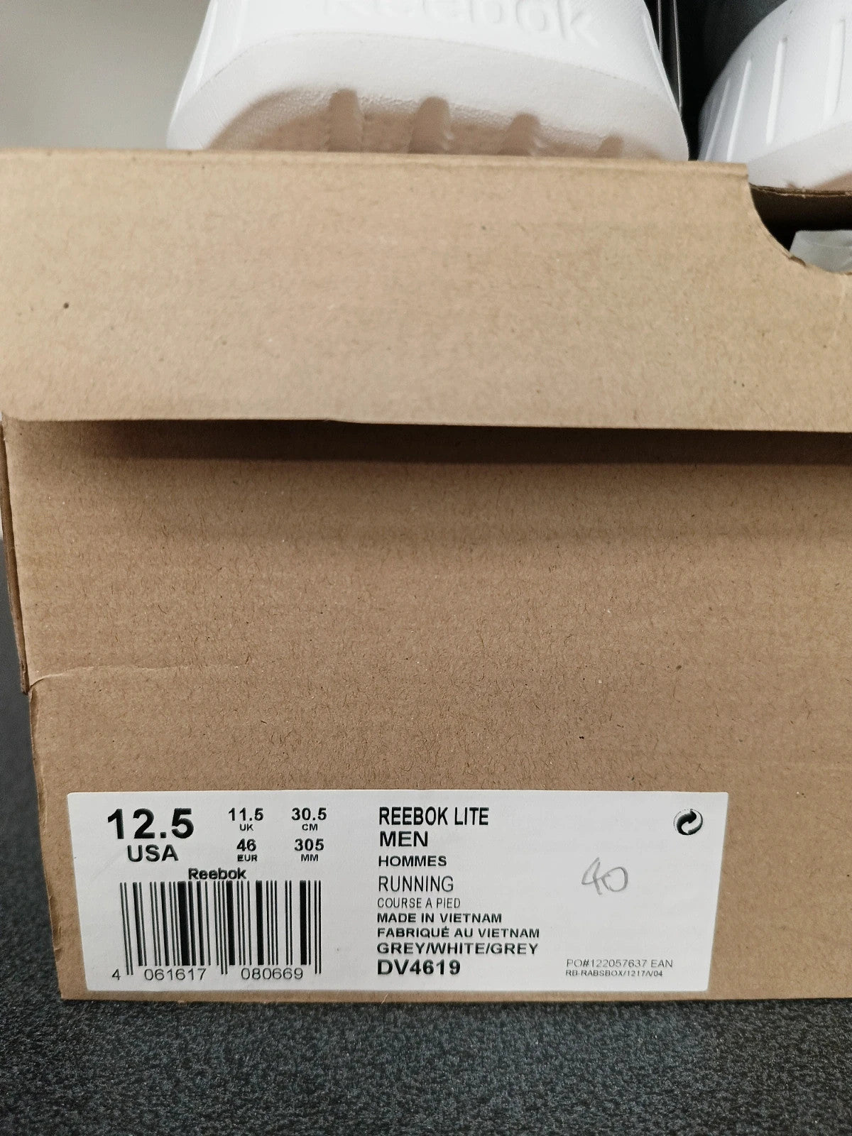 Reebok scarpe da ginnastica uomo leggere n 46