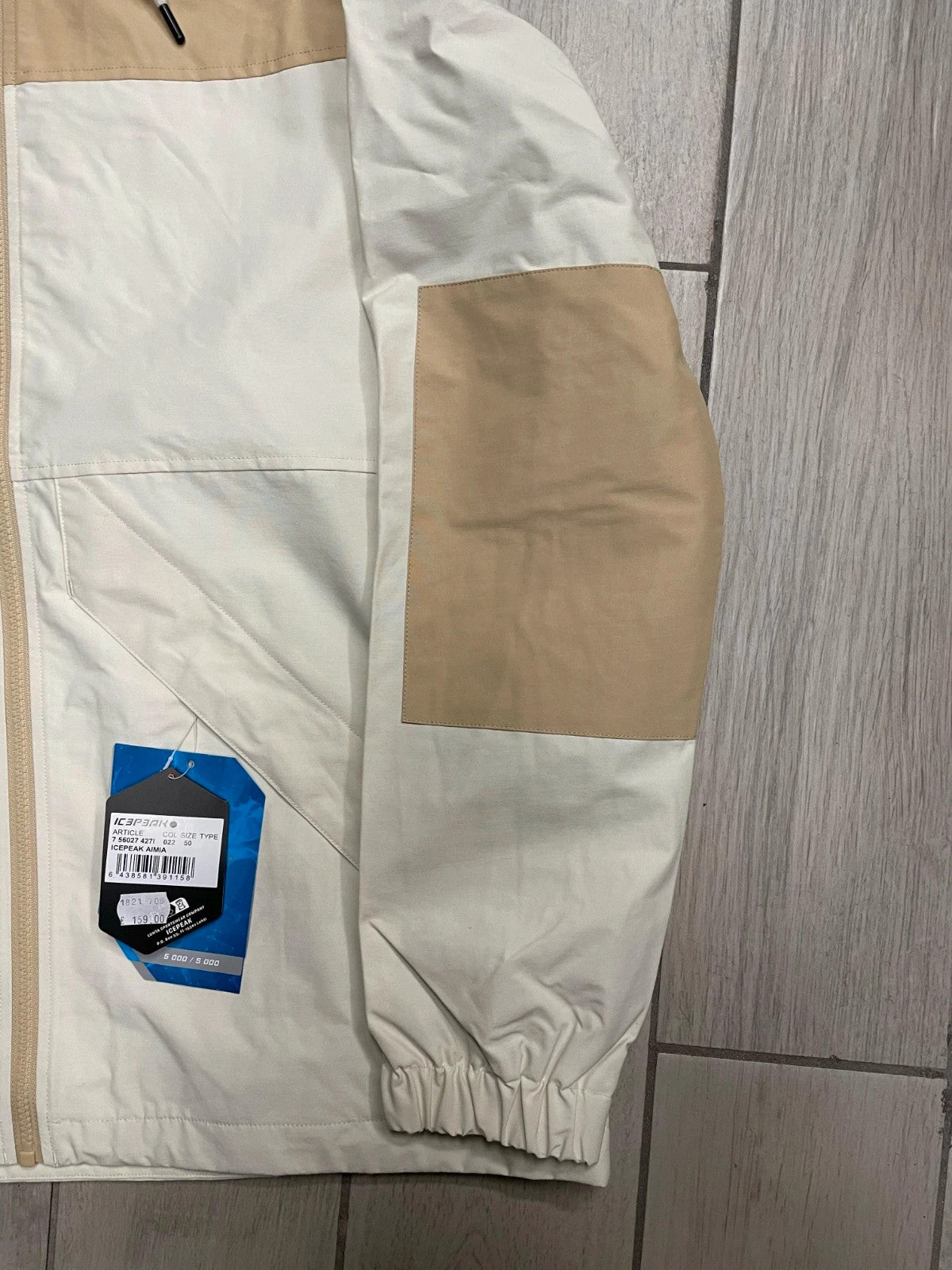 Icepeak Giacca montagna impermeabile leggero tg 50