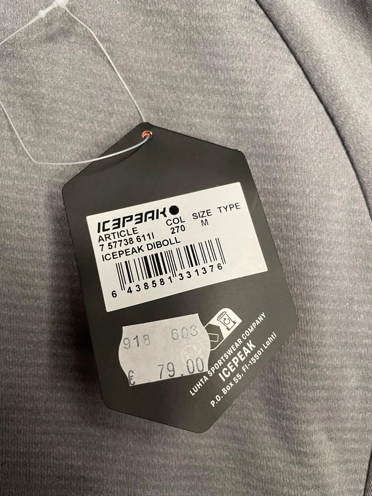 Icepeak midlayer traspirante uomo tg 50