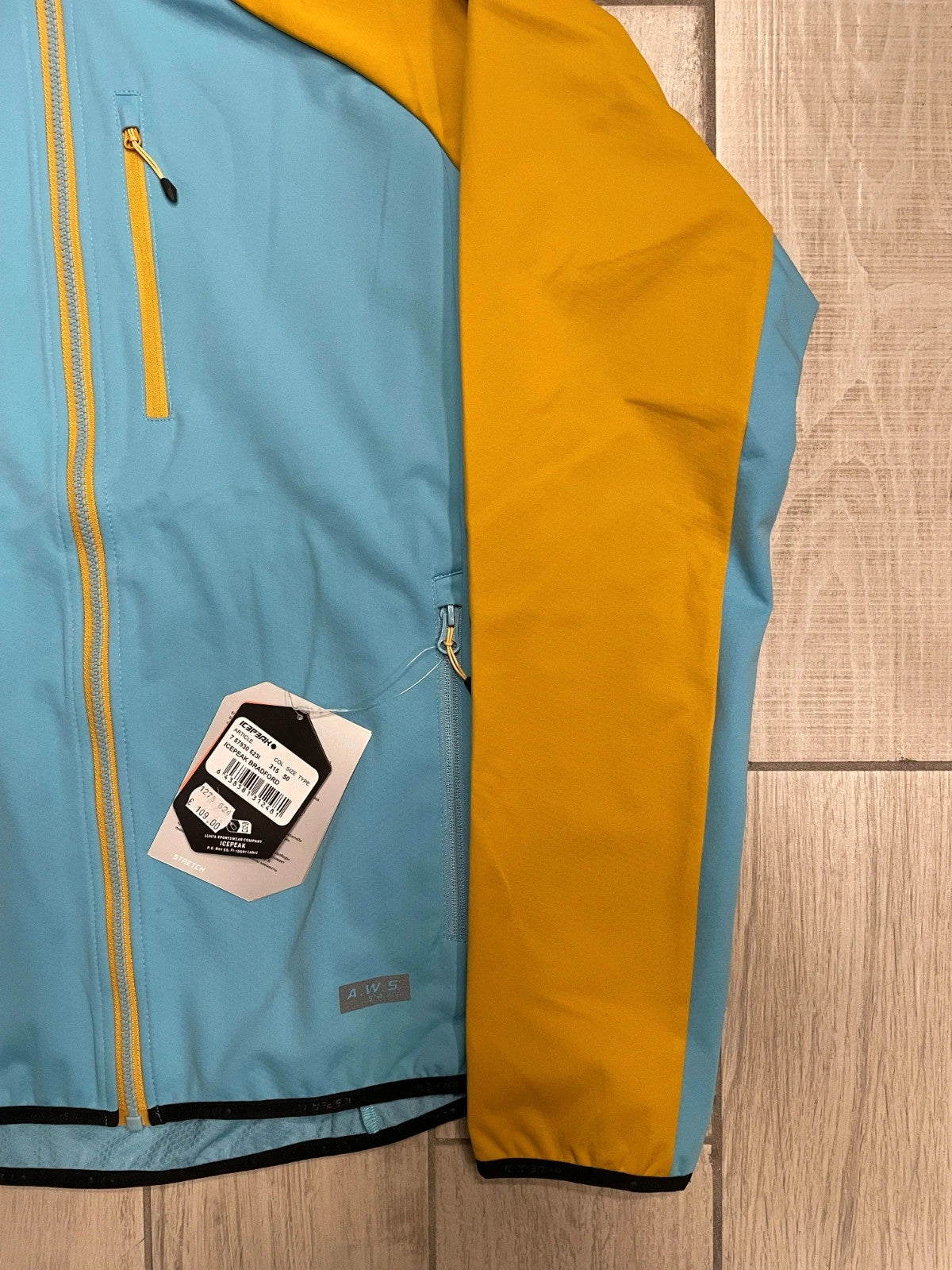 Icepeak giacche impermeabile trekking leggero traspirante tg 50
