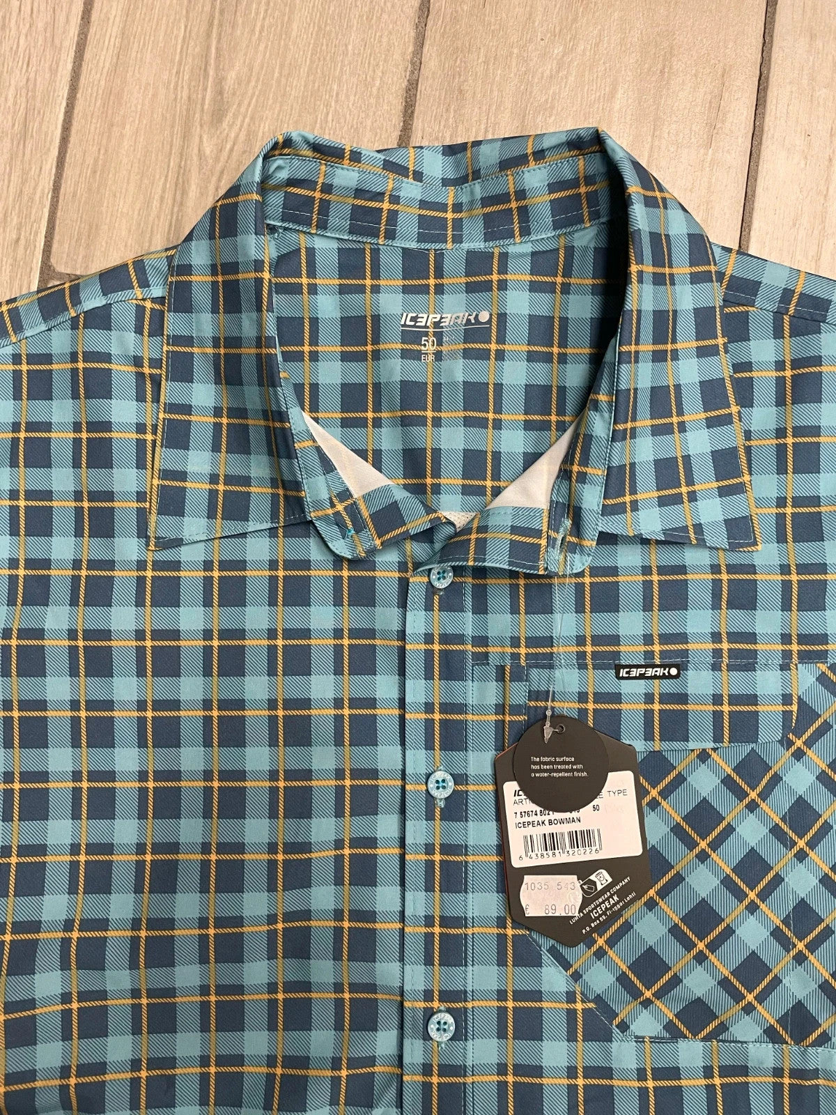 Icepeak camicia trekking leggero traspirante tg 50