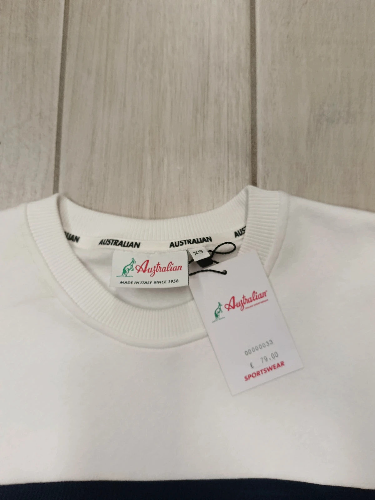 Australian Felpa cotone uomo tg XS