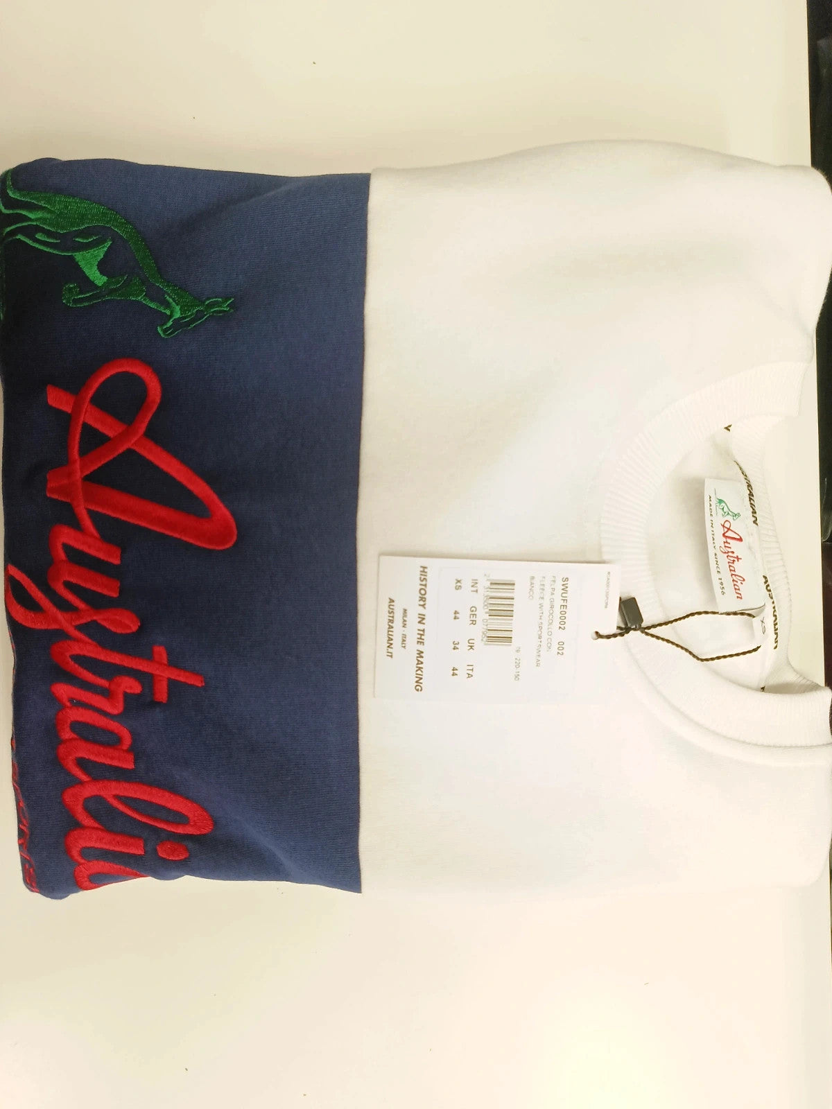 Australian Felpa cotone uomo tg XS