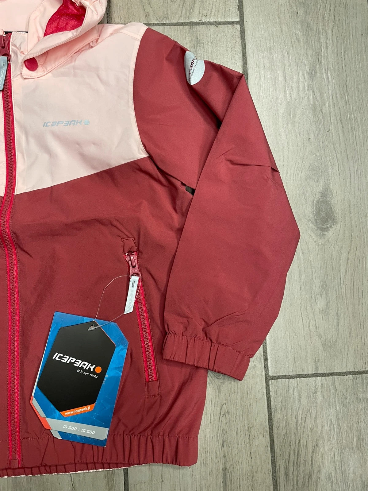 Icepeak giacca a vento montagna bimba 5 anni 110 cm