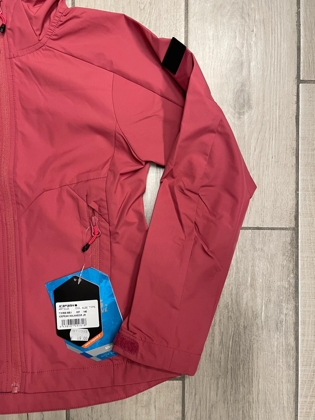 Icepeak giacca a vento montagna bimba 9-10 anni 140 cm