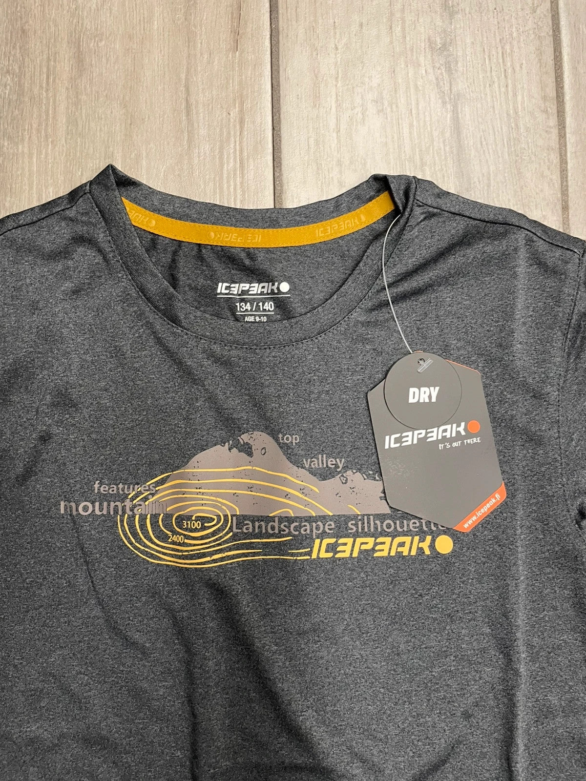 Icepeak maglietta leggera sportiva bimbo 9-10 anni 140 anni