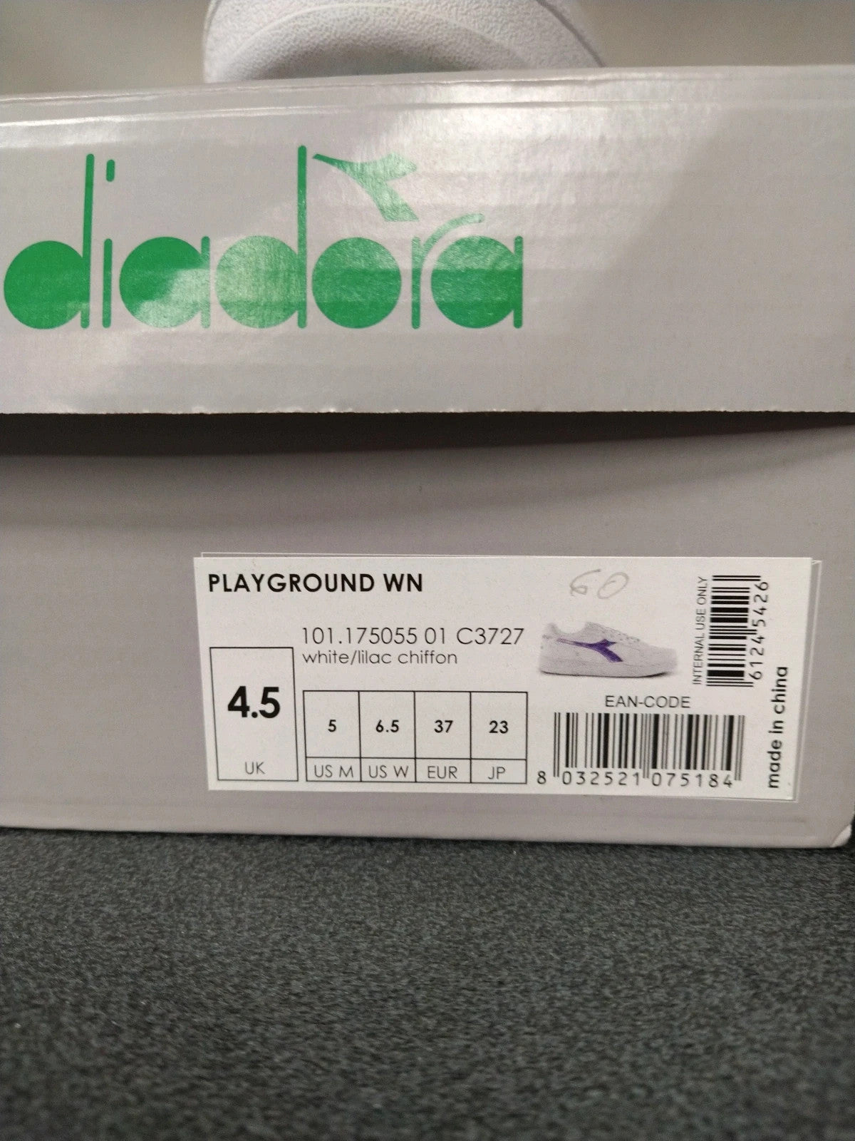 Diadora scarpe sneakers donna pelle n 37
