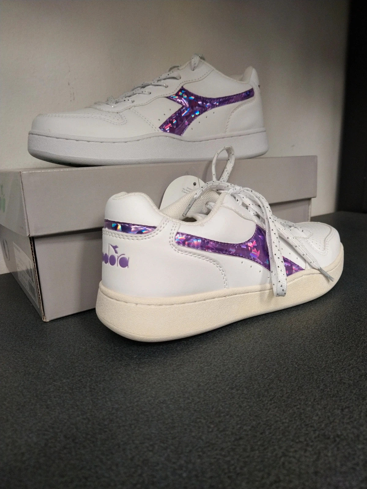 Diadora scarpe sneakers donna pelle n 37