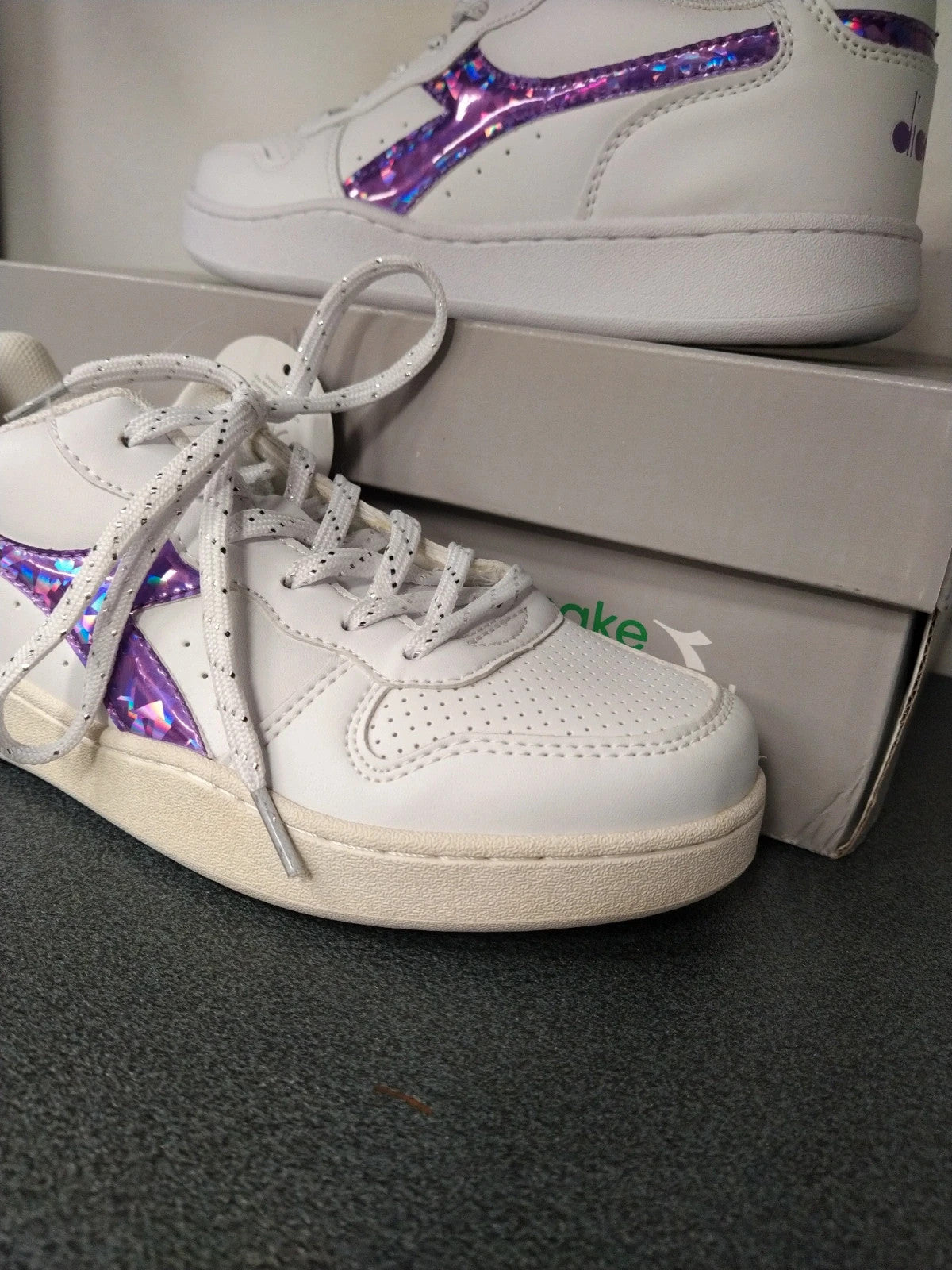 Diadora scarpe sneakers donna pelle n 37