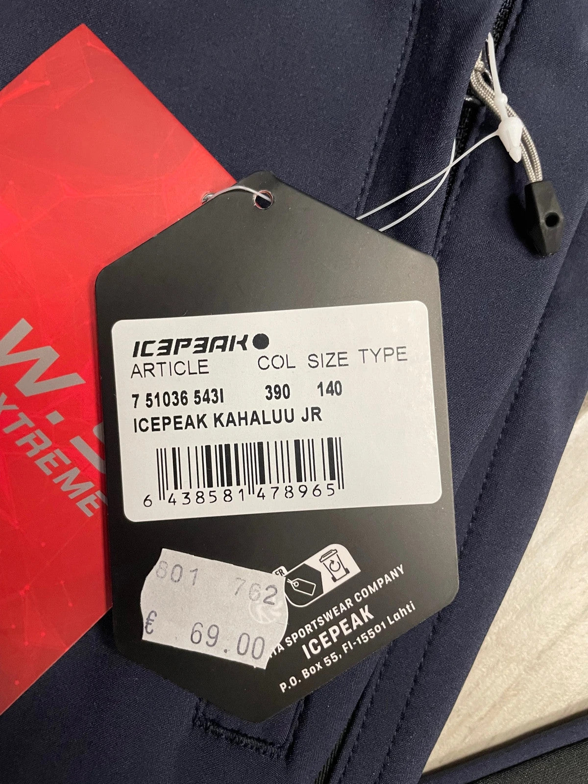 Icepeak pantaloni lunghi sportivi montagna bimbo 9-10 anni 140 cm