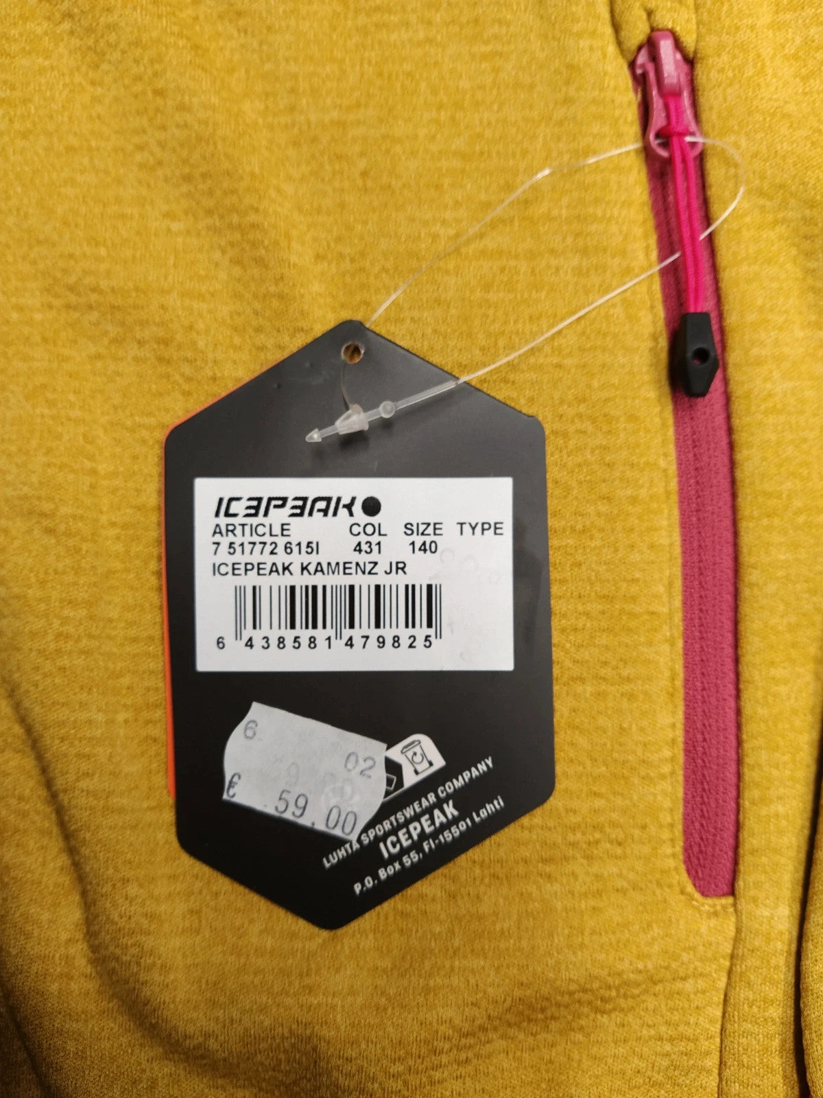 Icepeak Midlayer micropile felpa montagna bambina 9-10 anni 140 cm