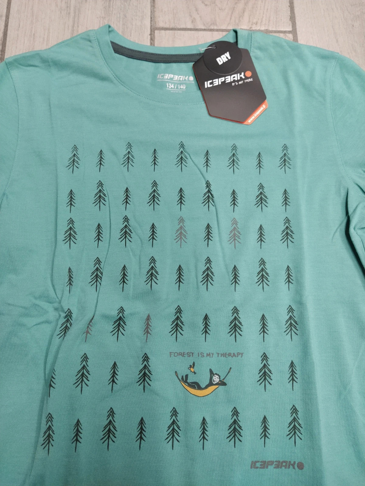 Icepeak t-shirt tecnica bambino 9-10 cm 140 cm