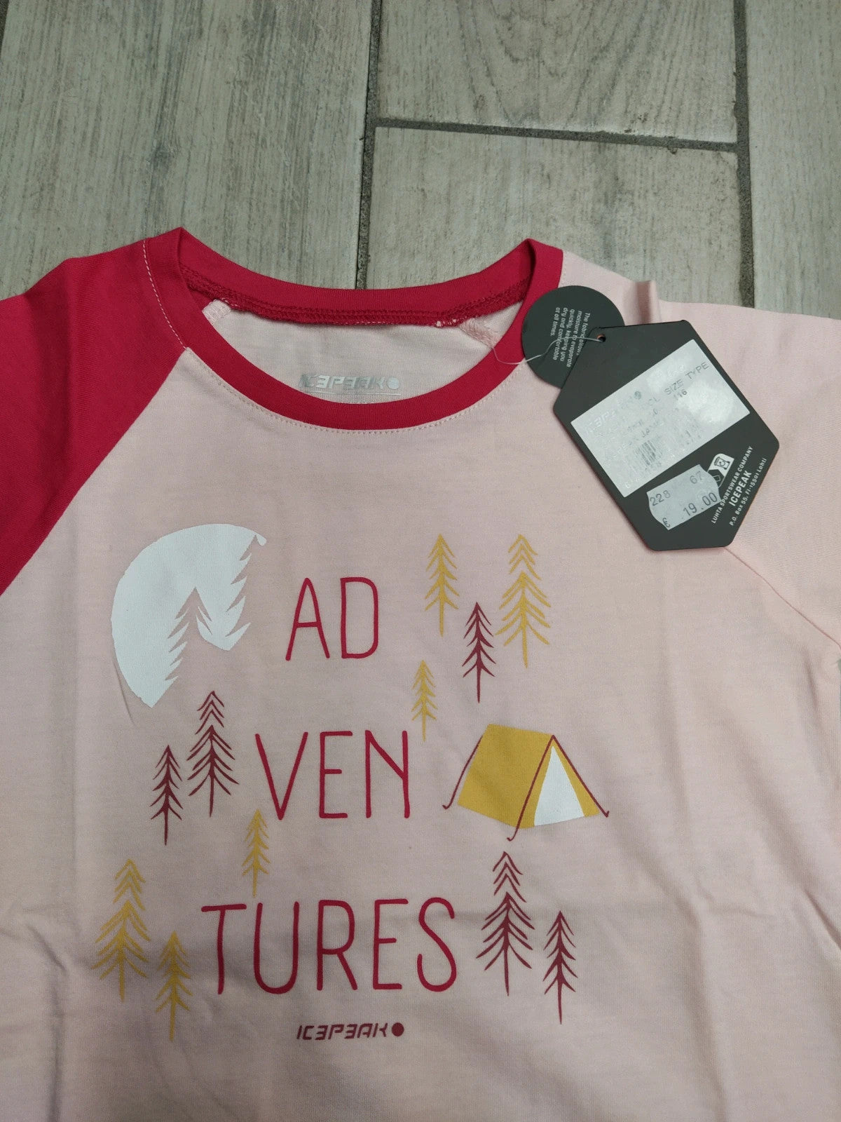 Icepeak t-shirt bambina 5-6 anni 116 cm