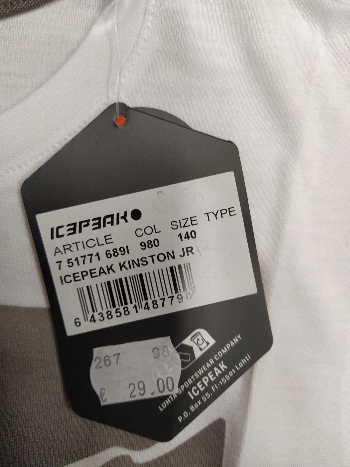 Icepeak t-shirt bambino 9-10 anni 140 cm