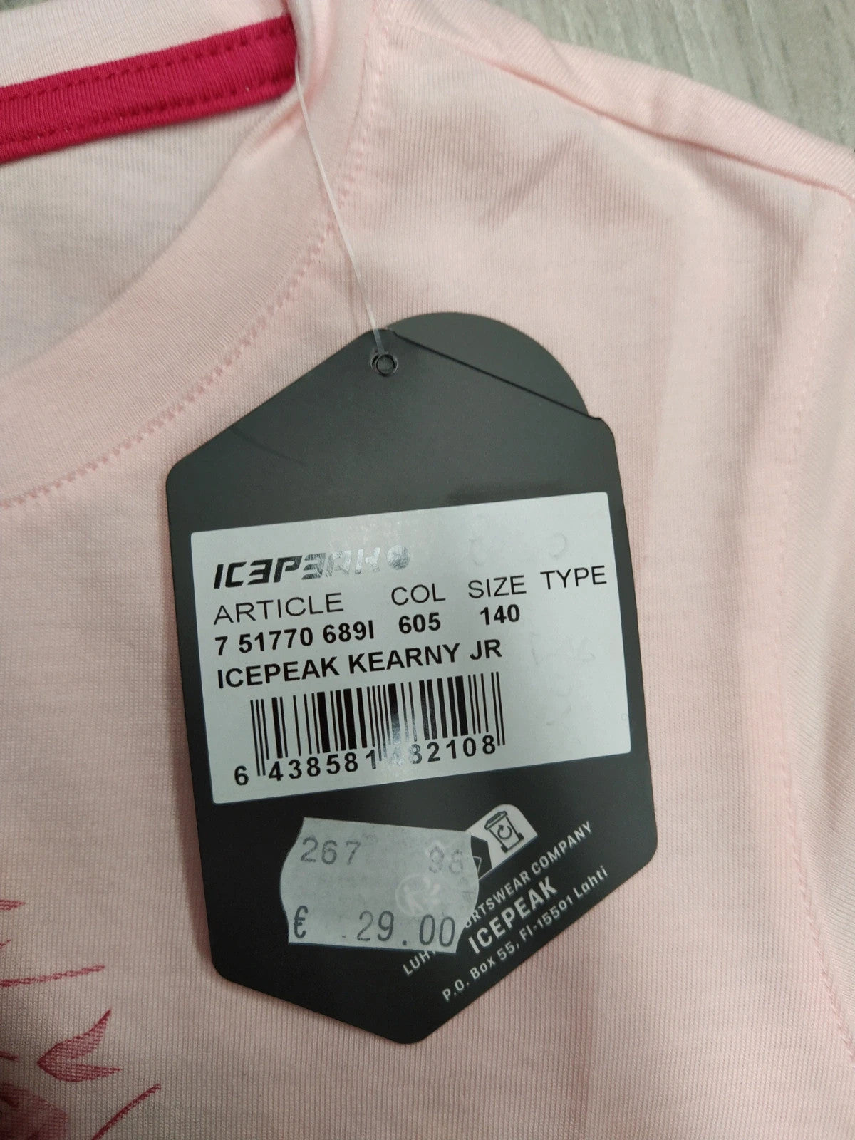 Icepeak t-shirt bambina 9-10 anni 140 cm