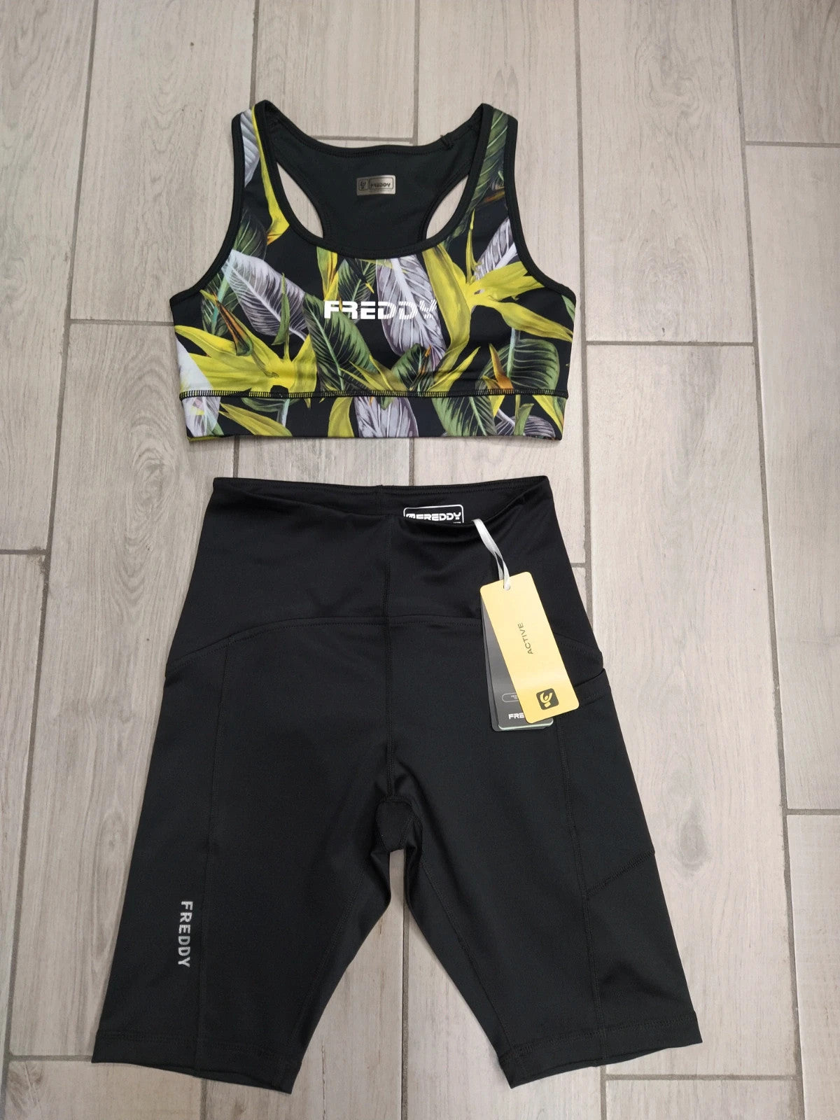 Freddy set reggiseno sportivo e pantaloncini