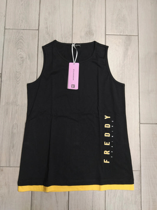 Freddy canotta con scritta laterale donna tg S