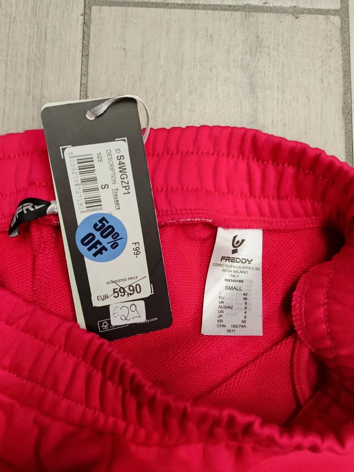 Freddy pantaloni tuta cotone donna tg S