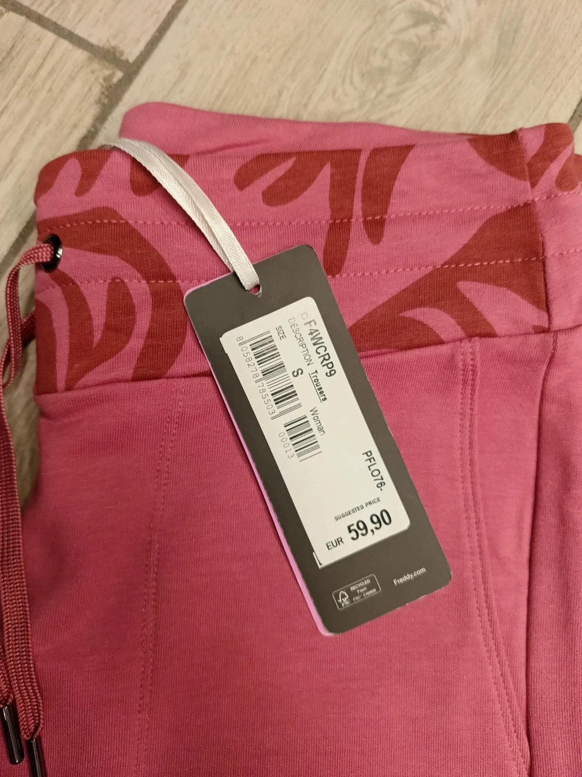 Freddy pantaloni tuta cotone felpatino donna tg S