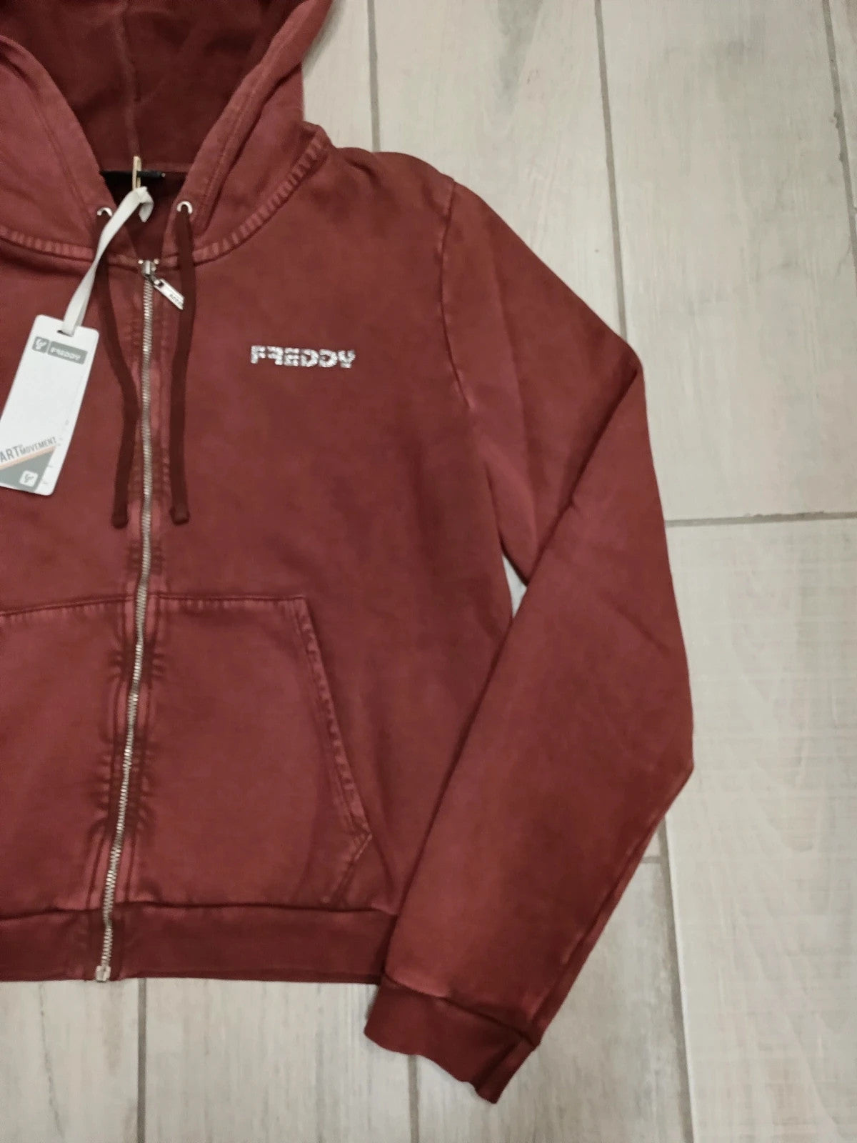 Freddy felpa con cappuccio cotone ginnastica donna tg S