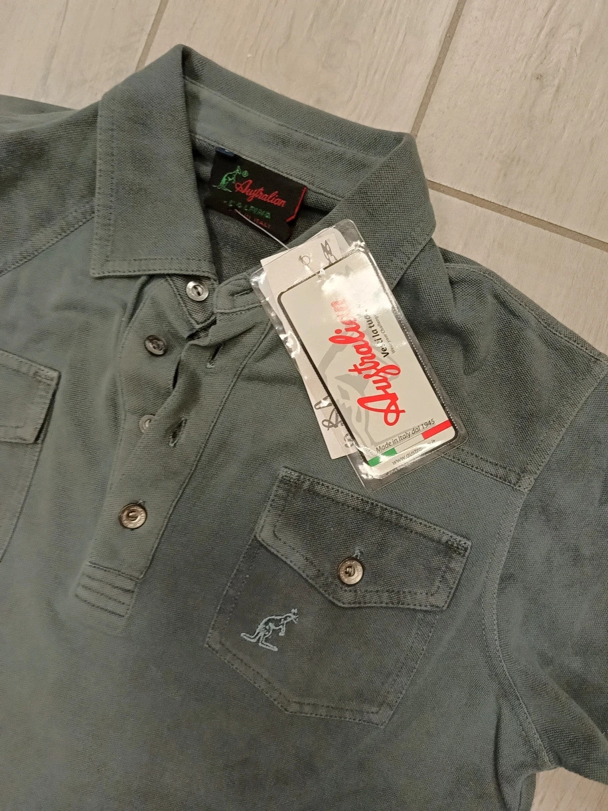 Australian polo cotone uomo tg S slim
