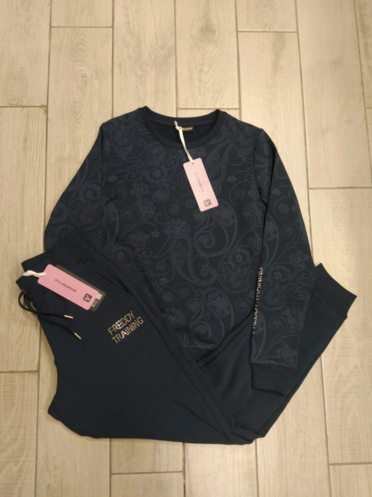 Freddy tuta completa felpa e pantaloni donna tg XS