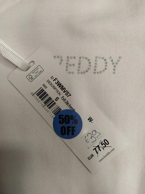 Freddy felpa con cappuccio e zip donna tg S