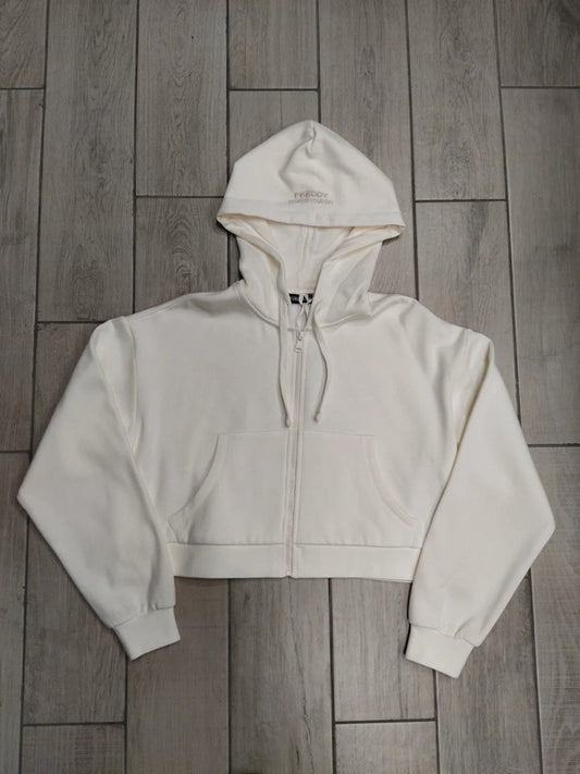 Freddy felpa crop con cappuccio e zip donna tg S