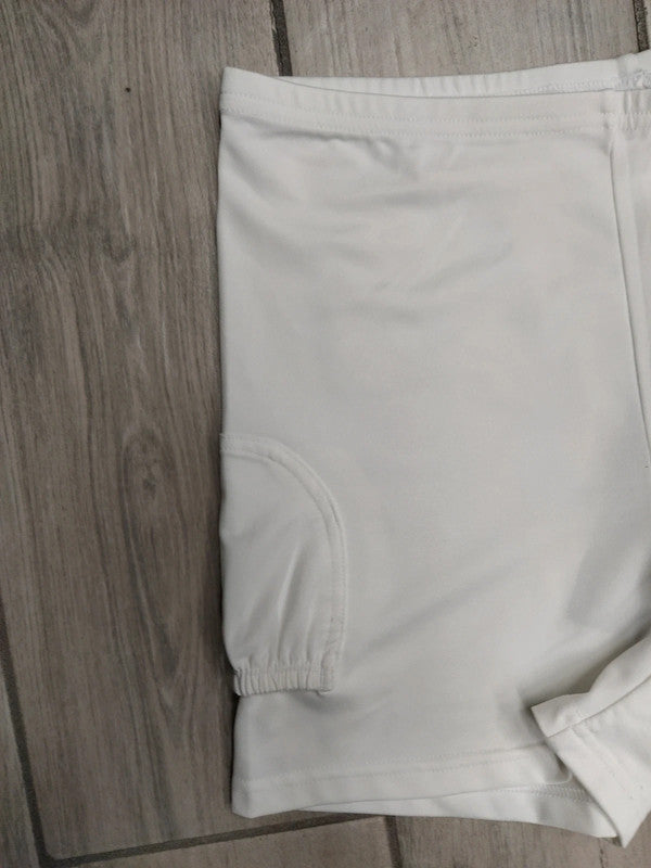 Lotto pantaloncini sottogonna coulisse tennis bianco donna tg M