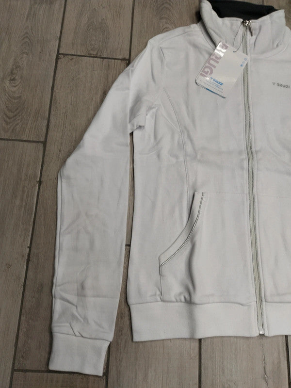 Brugi felpa con zip 100% cotone donna tg L