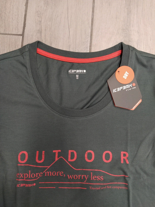 Icepeak t-shirt tecnica cotone donna tg M