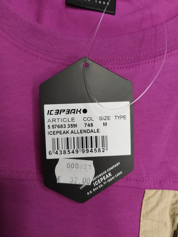 Icepeak t-shirt cotone tecnica donna tg M